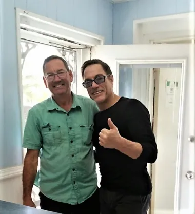 Mike Tafra and Jean-Claude Van Damme